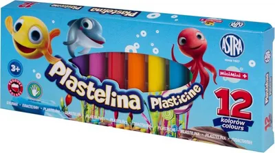 Produktbild von MINI-MINI Schulknete 12 Farben, 303221009