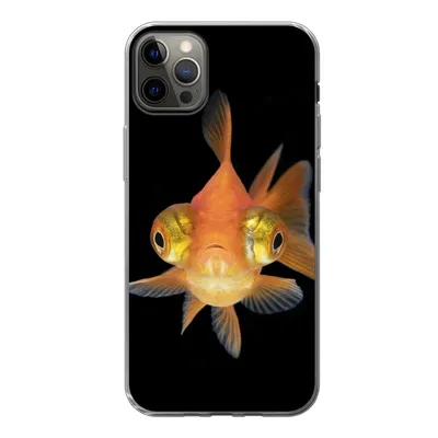 Produktbild von MuchoWow® Handyhülle Schutzhülle Hülle für iPhone 13 Pro Max Goldfisch - Meerestiere - Augen Silikon Softcase Handy Hülle - Mobiltelefon