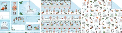 Produktbild von Fotokarton 'Winterweihnacht' 300g/qm 49,5x68cm VE=10 Bogen 3 Motive