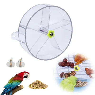 Produktbild von Papageienspielzeug Acryl Transparent 5 Fächer Ø 13cm