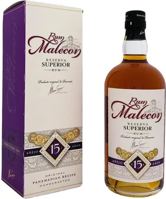 Produktbild von Rum Malecon 15 Years + Box 700ml 40% Vol.