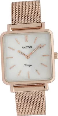 Produktbild von Oozoo Metall Damen Uhr Analog Quarzuhr Armband rosegold Vintage Series D2UOC9846A