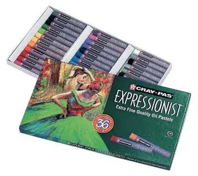 Image de Sakura Cray-Pas Expressionist Set 36 pastels à l'huile
