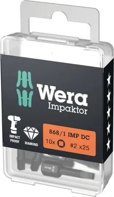 Image de Wera Square bit 2 D 6.3 10 pc(s)