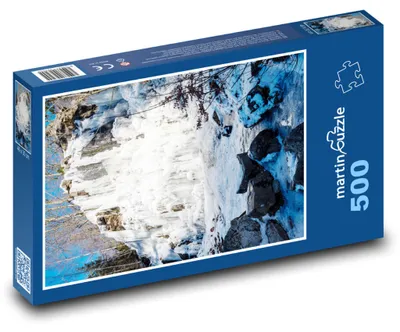 Obrázek produktu pro Puzzle 500 Zmrzlý vodopád - martinpuzzle