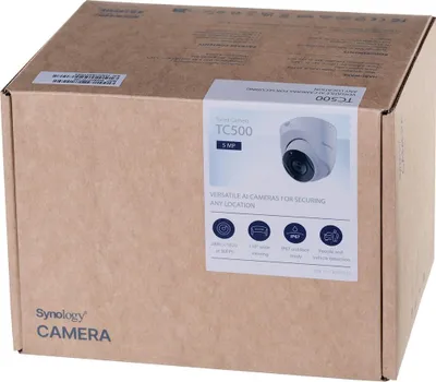 Image de Synology TC500 caméra de sécurité Caméra de sécurité IP à tourelle Intérieur et extérieur 2880 x 1620 pixels Plafond
