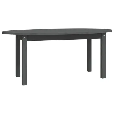 Produktbild von vidaXL Couchtisch Grau 110x55x45 cm Massivholz Kiefer