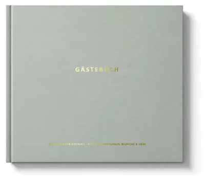 Gästebuch grün Ringbuch 48 Seiten 21,6x23,7 cm