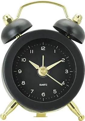 Produktbild von Technoline Modell GS, Mechanischer Wecker, Rund, Gold, Schwarz, Analog, 54 mm, 24 mm