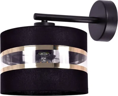 Immagine prodotto di Applique K-5204 NICEA nera con paralume nero Kaja