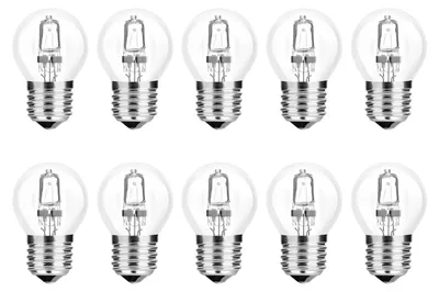 Produktbild von Modee E27 Halogen Kugellampe P45 42W 624lm 2700K Warmweiß Dimmbar 10 Stück