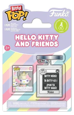 Produktbild von Bitty POP! Hello Kitty Einhorn Figur & Schlüsselanhänger Set