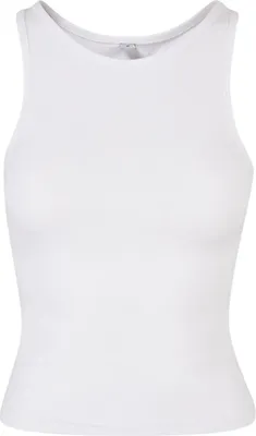 Image de Build Your Brand BY208 | Haut à dos racé femme col rond haut - Couleur : Blanc - Taille : L
