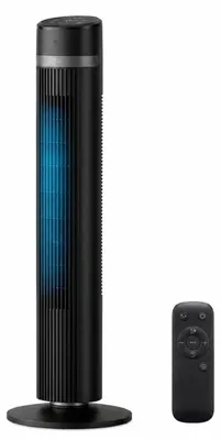 Produktbild von Turmventilator AirX ZEN, Flüsterleise, 4 Windmodi, 3 Geschwindigkeitsstufen, 15h-Timer, TurboFlow