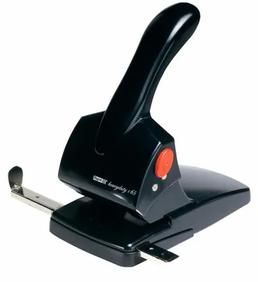 Immagine prodotto di Rapid® 20922601 HDC65 perforatore per archiviazione, metallo fuso, 65 fogli, nero