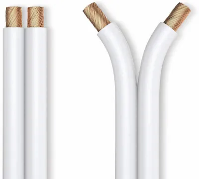 Produktbild von PURELINK Lautsprecherkabel, 2x1,5 mm², 25 m, weiß, OFC