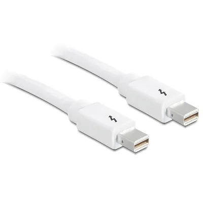 Produktbild von Delock Kabel Thunderbolt Stecker / Stecker 1 m weiß