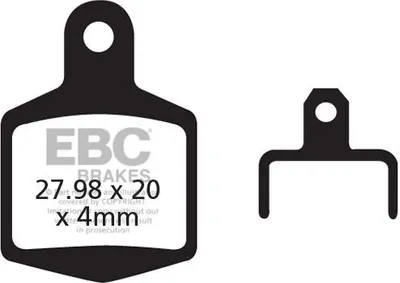 Immagine prodotto di CFA289/4HH - Pastiglie per freni da bicicletta EBC Brakes (sinterizzate)