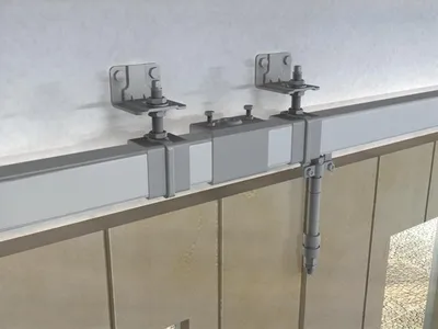 Produktbild von Zwischenfassung auf Schraubscharnier (Stärke 60 kg) - MANTION - 352