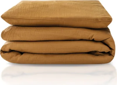 Produktbild von Bettwäsche Bettwäsche Musselin zimt 80/80+35/40
