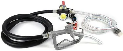 Produktbild von Dieselpumpe 175W 50L/min Heizölpumpe Selbstansaugend Ölpumpe mit 2 PVC Schlauchen
