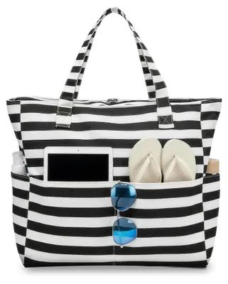 Immagine prodotto di Omgoods - Borsa da spiaggia impermeabile per famiglie, 40 litri
