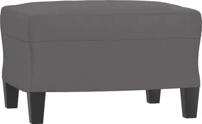 Obrázek produktu pro vidaXL Podnožka šedá 60x50x41 cm Imitace kůže