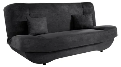 Produktbild von MIRJAN24 Schlafsofa Torezio 3 Bis, Couch mit Einstellbare Kopfstützen, 3-Sitzer mit Schlaffunktion, Wohnzimmer, 263x102x70-90 cm (Farbe: Margo 227.09)