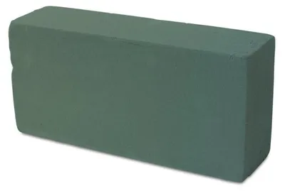 Produktbild von Steckschwamm für Frischblumen, grün, 22x10x6cm