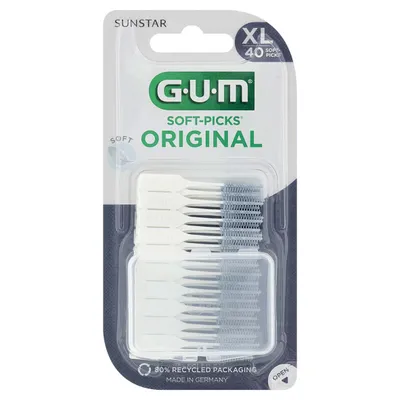 Image de Gum Soft-Picks Filamentos Goma X-Large 40 Unidades