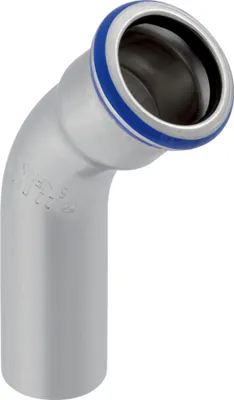 Obrázek produktu pro Geberit GE Mapress, nerezová ocel, koleno s vsuvkou, 45°, d35mm, 1 ks.