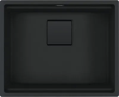 Produktbild von Franke Mythos Unterbauspüle Fragranitbecken KNG 110-52 Black Matt Drehknopf ab 60 cm 125.0685.161 - inkl.