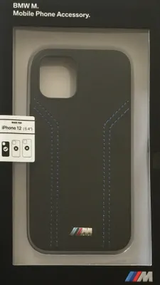Produktbild von BMW Hardcase M Collection Blue Lines schwarz für Iphone 12 mini 5.4"