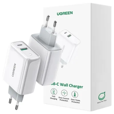 Obrázok produktu pre Ugreen Usb C / Usb Fast Charger 36W Qc 4.0 Pd White