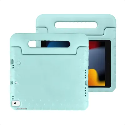 Produktbild von imoshion Schutzhülle mit Handgriff kindersicher iPad 9 (2021) 10.2 Zoll / iPad 8 (2020) 10.2 Zoll / iPad 7 (2019) 10.2 Zoll - Soft Blue