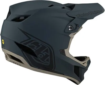 Produktbild von Troy Lee Designs Fullface Helm D4 Composite , Stealth - Grau, L