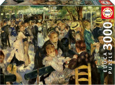 Produktbild von Educa Puzzle Kunst Bal du Moulin de la Galette 3000 Teile
