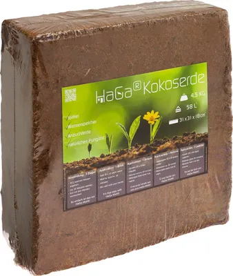Produktbild von Kokoserde - gepresste Blumenerde zur Anzucht – 2 Stück