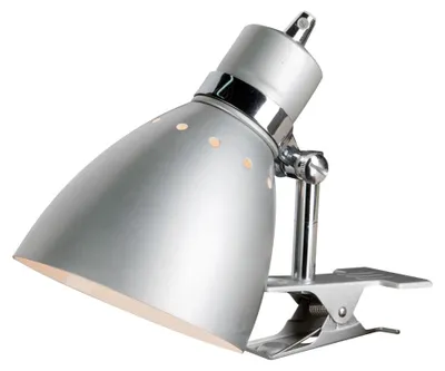 Produktbild von Klemmstrahler, silber, Spot verstellbar, H 22 cm