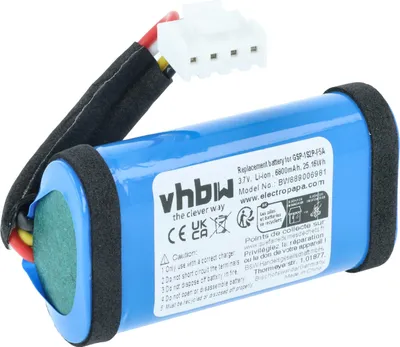 Produktbild von vhbw Akku kompatibel mit JBL PARTYBOX ENCORE ESSENTIAL Lautsprecher Boxen Speaker (6800 mAh, 3,7 V, Li-Ion)