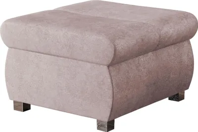 Produktbild von MIRJAN24 Polsterhocker Bangkok Klein, Moderne Sitzhocker vom Hersteller, Holzkonstruktion, 60x60x39 cm (Farbe: Zoya 03)
