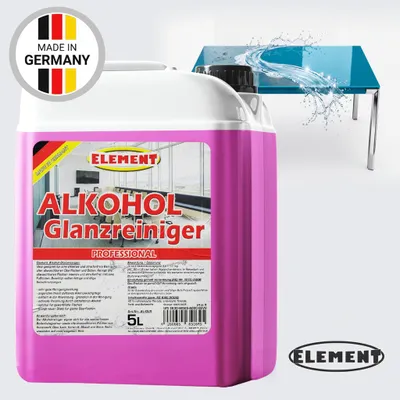 Produktbild von Element Alkoholreiniger Glanzreiniger | 5 Liter | Konzentrat | Oberflächenreiniger | Bodenreiniger | Glas und Flächenreiniger | Universalreiniger