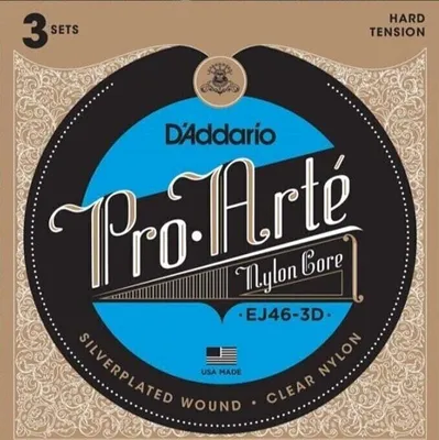 Zdjęcie produktu dla D'Addario EJ46-3D Struny Nylonowe do Gitary Klasycznej