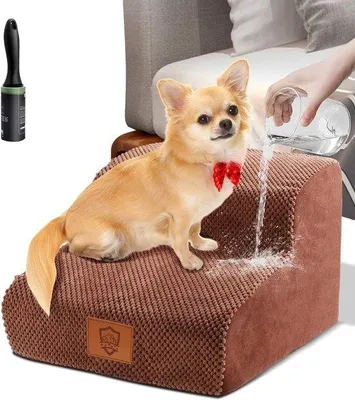 Produktbild von Kleine Haustierbett mit 2-stufigem Schaum, abnehmbar, waschbar, für Senioren