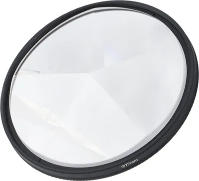 Produktbild von 77 mm Pentaprisma-Filter, Spezialeffekt-Prisma, variable Motivmenge, Fotoobjektiv für digitale Spiegelreflexkamera