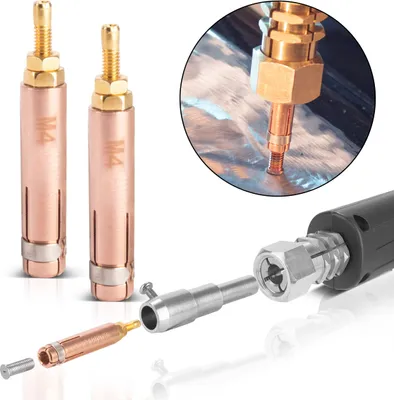 Produktbild von STAHLWERK 2 x Punktschweißelektrode M4 Bolzen Ausbeulspotter Smart Repair
