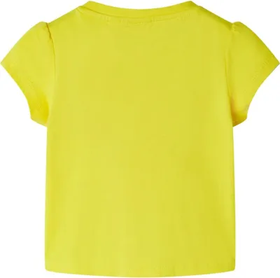 Image de vidaXL T-shirt pour enfants jaune 104