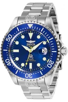 Immagine prodotto di Invicta Grand Diver 27611 Orologio da Uomo - Movimento Automatico - Acciaio Inossidabile con Quadrante Blu - 47 mm