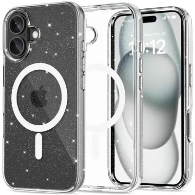 Image de Tech-Protect Flexair Hybrid Magsafe Iphone 16 Glitter