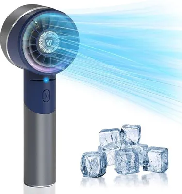 Obrázok produktu pre Malý modrý prenosný ventilátor kompaktných rozmerov